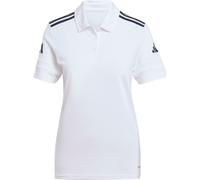 adidas Women's SQUADRA25 Cotton Polo, White/Black, S
