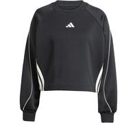 adidas Stadium 3-Streifen Crew Sweatshirt Damen JL6996 - black/off white XS