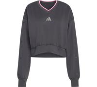 adidas Stadium Sweatshirt Damen KC4979 - grey six/st tropic bloom/ch solid grey M