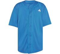adidas Stadium Mesh Baseballshirt Herren JZ6927 - dusky petrol/ray blue/white XS