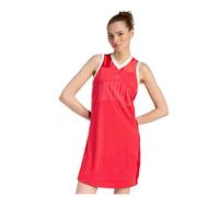 adidas Stadium Mesh Kleid Damen KC4998 - pure ruby/crystal linen/off white S