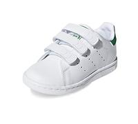 adidas Stan Smith Cf I, Unisex Baby Hausschuhe, Weiß (Ftwbla/Verde 000), 22 EU
