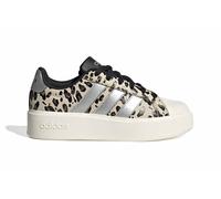 Plateausneaker ADIDAS SPORTSWEAR "STREETTALK BOLD J", Mädchen, Gr. 35,5, crystal linen, silber metallic, core schwarz, Synthetik, Schuhe Plateausneaker, für Kinder & Jugendliche (34575634-35,5) crysta