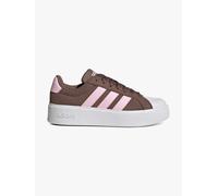 adidas Streettalk Bold Sneaker Braun, Damen, Größe: 43 1/33, Material: Veloursleder/Textil