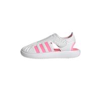 adidas Sandale Water Sandal (Klettverschluss, geschlossener Zehenbereich) weiss/pink Badeschuhe Kinder, Größe Euro (US) 31 (12)
