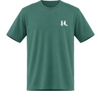 adidas Summer Embroidered Slides Herren T-Shirts gruen Größe XXL Lifestyle Widerstandsfähig