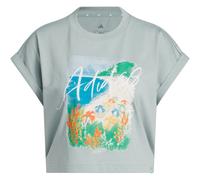 adidas Summer Romance Graphic T-Shirt Damen KB2461 - wonder sage XXS