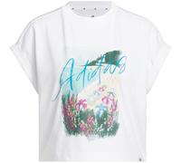 ADIDAS Damen Shirt SUMMER ROMANCE GRAPHIC (KB2462) M WHITE