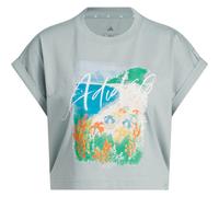adidas Summer Romance Graphic T-Shirt Damen KB2461 - wonder sage XS
