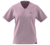 adidas Summer Slide Graphic V-Neck T-Shirt Damen KA5103 - clear pink S
