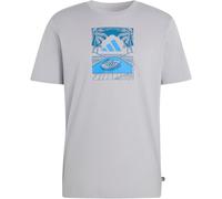 adidas Summer Slides Relax Graphic T-Shirt Herren JZ5003 - halo silver L
