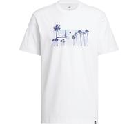 Adidas Summer Sunset Graphic Kurzarm-t-shirt S White