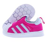 adidas Superstar 360 Baby Girls Shoes Size 9.5, Color: Pink/Grey