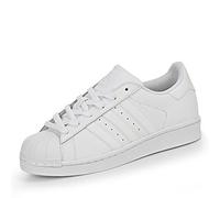 adidas Superstar Foundation, Unisex-Erwachsene Sneakers, Weiß (Ftwr White/Ftwr White/Ftwr White), EU 44 2/3