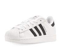 adidas Originals Herren Sneaker aus Leder SUPERSTAR II, schwarz, Gr. 402/3EU