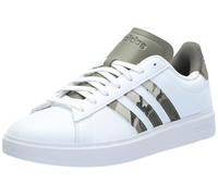 Adidas Superstar Kinder-Sneaker, White/Olive Strata/Shadow Olive, 10