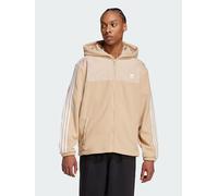 adidas Sweatjacke "Originals Adicolor 3-Stripes" in Beige - Größe L | Herren Sweatshirts Jacken