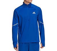adidas Herren Fast 1/2 Zip Sweatshirt, Azurblau, XL