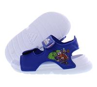 adidas Swim Sandal Baby Boys Shoes Size 4, Color: Blue/White