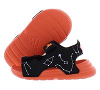 adidas Swim Sandal Baby Boys Shoes Size 5, Color: Black/Orange