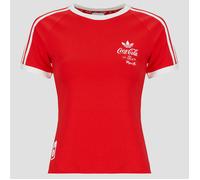 adidas T-Shirt ADIDAS X COCA-COLA 3-STRIPES T-Shirt in Rot EU S