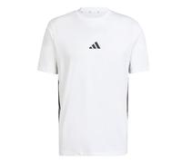 adidas Essentials 3-Streifen Single Jersey T-Shirt Herren JE6388 - white/black 3XL