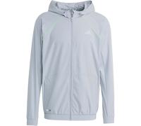 adidas Tech Apparel Herren Zip-Hoodie (Hellgrau L Größe)