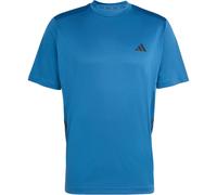 adidas Tech Essentials Workout 3-Streifen Trainingsshirt Herren KQ7491 - dusky petrol S