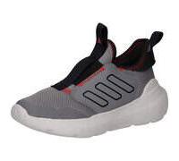 Slip-On Sneaker ADIDAS SPORTSWEAR "TENSAUR COMFORT KIDS", Gr. 32, grau three, core schwarz, pure ruby, Textil, Synthetik, sportlich, Schuhe (97306234-32) grau three, core schwarz, pure ruby