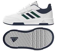 adidas Tensaur Hook and Loop Sneaker Kinder IF1735 - cloud white/collegiate green/collegiate navy 22