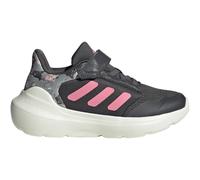 Sneaker ADIDAS SPORTSWEAR "TENSAUR RUN 3.0 KINDER", Mädchen, Gr. 32, grau six, bliss pink, sanftes weiß, Synthetik, Textil, Schuhe Sneaker, mit Klettverschluss, für Kinder & Jugendliche (79046122-32)