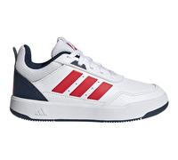 Sneaker ADIDAS SPORTSWEAR "TENSAUR SPORT 3.0 K", Kinder, Gr. 40, cloud weiß, collegiate rot, collegiate navy, Synthetik, Textil, Schuhe Sneaker, für Kinder & Jugendliche (49982064-40) cloud weiß, coll