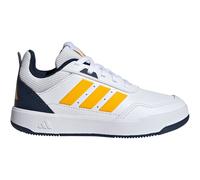 Sneaker ADIDAS SPORTSWEAR "TENSAUR SPORT 3.0 K", Kinder, Gr. 37, cloud weiß, collegiate gold, collegiate navy, Synthetik, Textil, Schuhe Sneaker, für Kinder & Jugendliche (62950549-37) cloud weiß, col