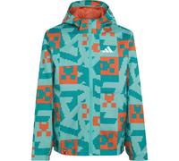 adidas Terrex Adidas Minecraft Terrex 2 Layer Climaproof Rain Jacket Kids Boys AND Girls stfaoc/eqtgrn/foxora (A6ZE) 164