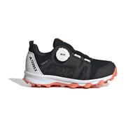 adidas TERREX Agravic BOA® - Kinder Trailrunning-Schuh - Core Black/Crystal White/Impact Orange, 31
