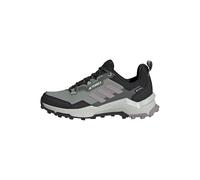 adidas Terrex AX4 Gore-Tex Wanderschuhe für Herren, Silbergrün/Preloved Fig/Schwarz, 9.5