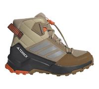 adidas Unisex Kinder Terrex AX4R Mid Climawarm+ Hiking Shoes Kids, Cardboard/Matte Silver/semi Impact orange, 35 1/2 EU