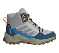 adidas Terrex AX4R Mid Hiking Traxion Shoes Kids Kids Boys AND Girls gretwo/refsil/globlu (AA2S) 1