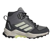 adidas Terrex AX4R Mid RAIN.RDY Hiking Traxion Shoes Kids Kids Boys AND Girls grefou/duayel/carbon (AA2U) 3.5