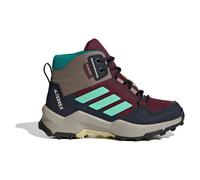 Adidas Terrex Ax4r Mid Rain.rdy Kinderswander Schuhe EU 39 1/3 Maroon / Pulse Mint / Chalky Brown