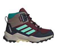 adidas TERREX AX4R Rain.Rdy Mid-Top Wanderschuhe Kinder KI5803 - maroon/pulse mint/chalky brown 38