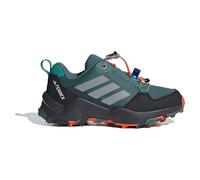 adidas Terrex - Kid's Ax4S Speed Lacing - Multisportschuhe, Gr. 33, grau (PrelovedTeal/MatteSilver/SemiImpactOrange)