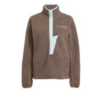 adidas Terrex - Women's Terrex Xploric High Pile Fleece - Fleecepullover, Gr. XS, braun (EarthStrata/SemiFlashAqua)