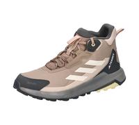 Wanderschuh ADIDAS TERREX "ANYLANDER MID RAIN.RDY", Damen, Gr. 39, braun (chalky braun, wonder weiß, grau six), Textil, Schuhe Wanderschuh, wasserdicht (95009555-39) chalky braun, wonder weiß, grau si