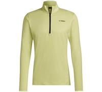 Adidas Terrex Everyhike Half-Zip Fleece Oberteil Herren Jacke, gelb, Gr. S
