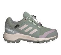 adidas Unisex Kinder Terrex Gore-TEX Hiking Shoes Kids, Silver Green/Linen Green/Preloved Fig, 39 1/3 EU