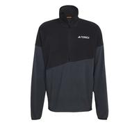 Adidas Terrex Multi Climawarm Fleece Mit Halbem Reißverschluss M Black / Carbon