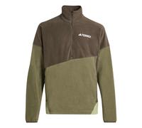 adidas Herren Terrex Multi Climawarm Fleece Anorak Sweatshirt, Shadow Olive/Olive strata, M