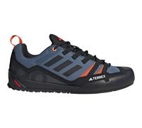 adidas Unisex Terrex Swift Solo 2.0 Hiking Shoes, Wonder Steel/Core Black/Orange, 42 EU