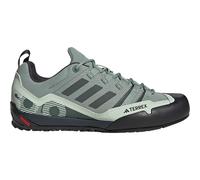 adidas Unisex Terrex Swift Solo 2.0 Hiking Shoes Wanderschuhe, Silver Green/Legend Ivy/Linen Green, 42 EU